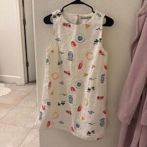 Abercrombie linen blend summer dress